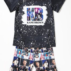 Kane Brown Ruffled Short Set Brand New without tags